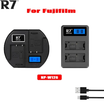 R7 NP-W126 NPW126 Fotoaparat, Baterijo, Polnilnik LCD Hiter Polnilec za Fujifilm Fuji X-Pro1 XPro1 X-T1 XT1, HS30EXR HS33EXR X PRO1