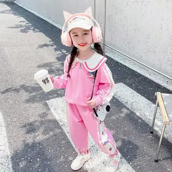 Sanrio Moja Melodija Dekleta Hoodie Perilo bo Ustrezala Anime Dolgi Rokav Svoboden Priložnostne Baseball Enotno Pomlad Jesen otroška Oblačila