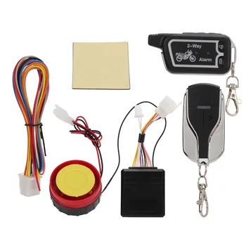 Motorno kolo Anti-theft Alarmni Sistem dvosmerni Daljinski upravljalnik Keychain Vibracije Zvoka Opozorilo Alarmni Sistem