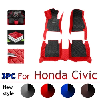LHD Avto predpražnike Za Honda Civic 2022 2023 Preproge Styling Zaščito Pribor Odeje Foot Pad Auto Deli Nepremočljiva Dash Zajema