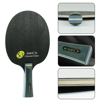 1pc Lesa Namizni Tenis Lopar na Dnu Tablice Rezilo Znoj-Absorbent Non-Slip 260x150mm 6 mm Namizni Tenis Pribor Oprema