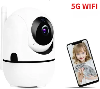 5G WIFI 1620P Brezžična IP Kamera, Wifi 360 CCTV Kamera Mini Pet Video nadzorna Kamera Z Wifi Baby Monitor 1080P Pametni Dom
