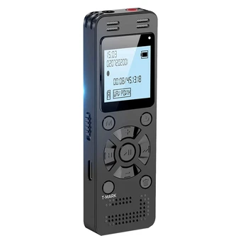 32GB Avdio Snemalnik Za Predavanja, Srečanja, Telefonski Aktivira Naprave za Snemanje Zvoka Snemalnik Predvajanje Geslo