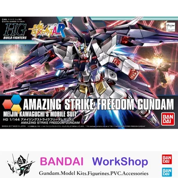 Bandai Original 1/144 HGBF Neverjetne Stavke Svobode Gundam Dejanje Slika Skupščine Model Komplet Zbirateljske Darila