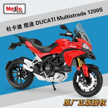 Maisto 1:12 Ducati Multistrada 1200 Rdeče Diecast Zlitine motorno kolo, Model Igrača