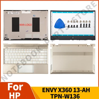 Novo Za HP ENVY X360 13-AH TZN-W136 LCD Hrbtni Pokrovček/Sprednjo Ploščo/podpori za dlani Tipkovnico/Dnu Primeru Zgornji Pokrov Prenosnika Zamenjave Delov