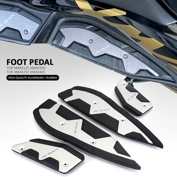Novo Footpads XMAX 125 250 300 400 Spredaj Zadaj Kljukice Ploščica Pedal Drsenju dokaz naslonu za stopala Za Yamaha X-MAX125 X-MAX250 X-MAX300 X-MAX400