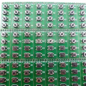 24pcs Univerzalno DC 0-48V 4 tipka pritisni gumb stikalo Modul Tipkovnica Matrika Odbor za PIC PLC ARM FPGA CPLD MCU Razvoj Odbor