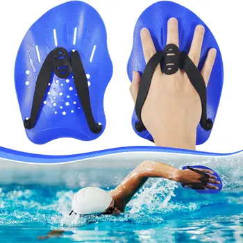 1 Par Strani Vesla za Plavanje, Unisex Silikon Plavanje Strani Vesla z Nastavljivim Trakov, Plavanje Pomoči za Usposabljanje,