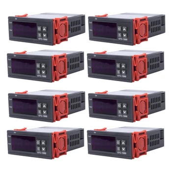 8X 220V Digitalni STC-1000 Temperaturni Regulator Termostat Regulator+Senzor Sondo