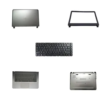 Laptop Tipkovnici Zgornjem Primeru Vrh Nazaj LCD Kritje Dno Primeru Lupino Za HP Compaq CQ15 CQ15-H CQ15-h000 15-h200 Črno NAS