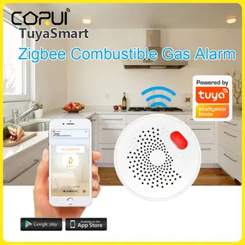 Tuya zigbee Zemeljski Plin Senzor Gorljivih Gospodinjski Smart UNP Plina, Alarm Detektor Uhajanja Senzor Požarne Varnosti Pametni Dom