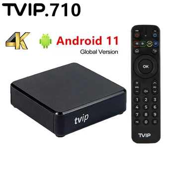 Novo TVIP710 Smart Box Android 11.0 TV BOX 4K HD 1G 8G Amlogic S905W2 TVIP 710 Z USB WiFi Media Player VS TVIP530 Set Top Box