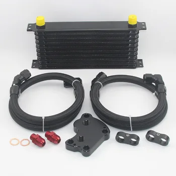 Oljni Hladilnik Kit AN10 Prenos Oljni Hladilnik Komplet Olje Filter Adapter Za BMW Mini Cooper S turbinskim polnilnikom R53
