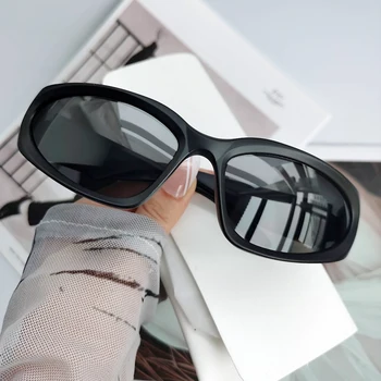 Nove Ženske Punk sončna Očala Ženske Kvadratnih Buljiti Moških Luksuzni sončna Očala UV400 Letnik Pisane Ogledalo Očala za Ribolov Očala