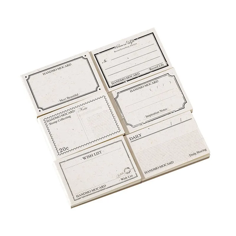 50 Kosov Vintage Album Papir Mini Note Pad Scrapbooking Papir Za Journaling Dekorativni Material Obrti Papir Za Journaling
