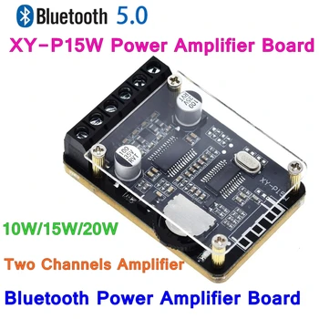 TZT 10W/15W/20W Stereo Bluetooth 5.0 Ojačevalnik Odbor 12V/24V Visoko Močjo, Digitalni Ojačevalnik Modul XY-P15W