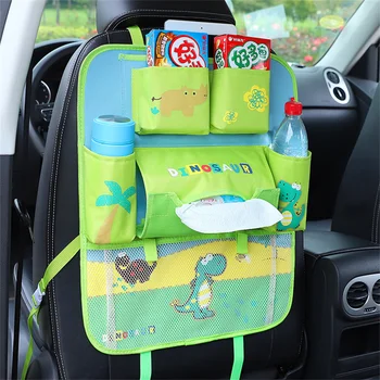 Lepe Risanke Avtomobilski Sedež Nazaj Organizator Backseat Vrečko za Shranjevanje Telefon Žep iPad Tablični Nosilec Za Otroški Avtomobilski Pribor