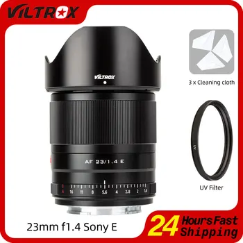 Viltrox 23 mm f1.4 Sony E Objektiv a6300 a7RIII ZVE 10 Samodejnim Ostrenjem APS-C Širokim Kotom Fotoaparata Lente za Fujifilm Fuji X Nikon Z Mount