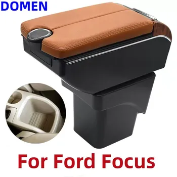 Za Ford Focus armrest polje Notranje Dele Avtomobila Osrednje Vsebine Z Zložljive Pokal Luknjo Velik Prostor Dual Layer USB