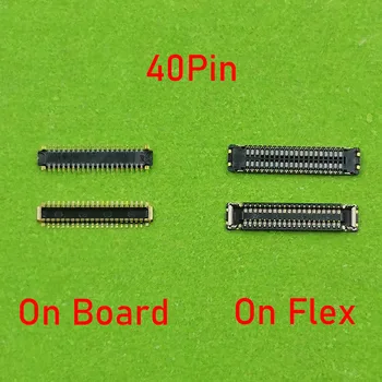 2Pcs 40pin LCD-Zaslon FPC Priključek Na Logiki Odbor Za Xiaomi 10/10 Pro Mi9 Mi 9 SE CC9 9SE A3 Mi 9 Lite Zaslon Vtič Vrata Flex