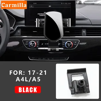 Carmilla Avto, Mobilni Telefon, Držalo Zraka Vent Stojalo Težo Navigacija Nosilec za Audi A4 A4L A5 2017 - 2021 Dodatki