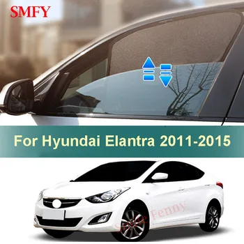 Po meri Avtomobila Dežnik Kritje Za Hyundai Elantra MK5 za obdobje 2011-2015 Avto Stransko Okno za zaščito pred soncem, Izolacija sončnega Očesa Zavese
