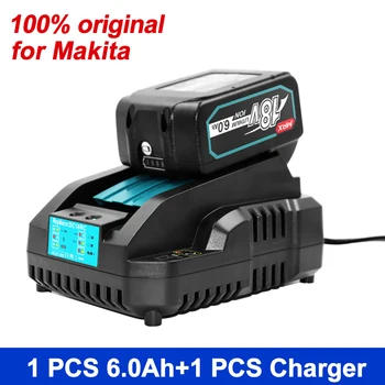 Originalni Makita Baterije in Polnilnika BL1860 Polnilna Baterija 18V Li-ion baterija za Makita Baterija 18v BL1840 BL1850 BL1830 BL1860B
