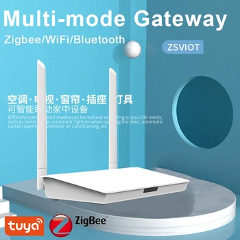 Tuya Zigbee Prehod Zigbee 3.0 Hub Bluetooth prehod z Omrežja, Kabelsko Vtičnico Žično Povezavo Smart Življenje Nadzor