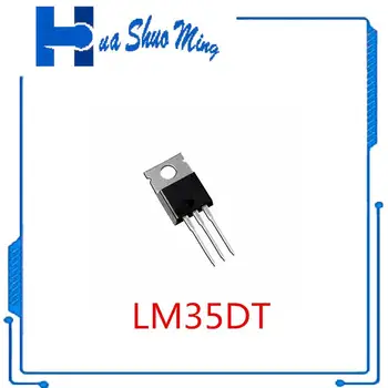 10Pcs/Veliko LM35 LM35D LM35DT TO-220