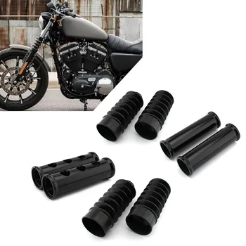 4Pcs/Set Motocikla, Sprednje Vilice amortizer Pokrov Vilice Cevi Kritje Za Harley Davidson Sportster 883 1200 2000-2021