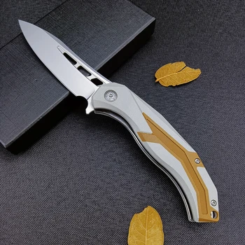 D2 Jekla Pripomoček Folding Nož G10 Hanlde Kroglični Ležaj Kampiranje, Lov, Noži Za Preživetje Žepni Nož Samoobrambe Taktične Orodja