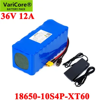 VariCore 36V 12AH 10s4p 500w Električno Kolo baterije 18650 Litij-ionska Baterija Zgrajena v 20A BMS z 42V 2A E-kolo Polnilnik