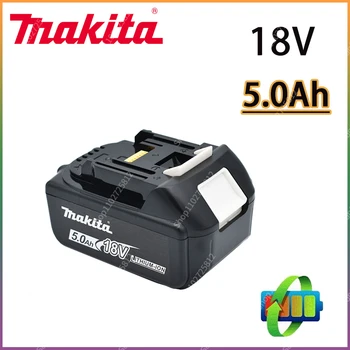 Makita 18V 5.0 Ah Akumulatorska ročna Orodja Baterije z LED Li-ion Zamenjava LXT BL1860B BL1860 BL1850
