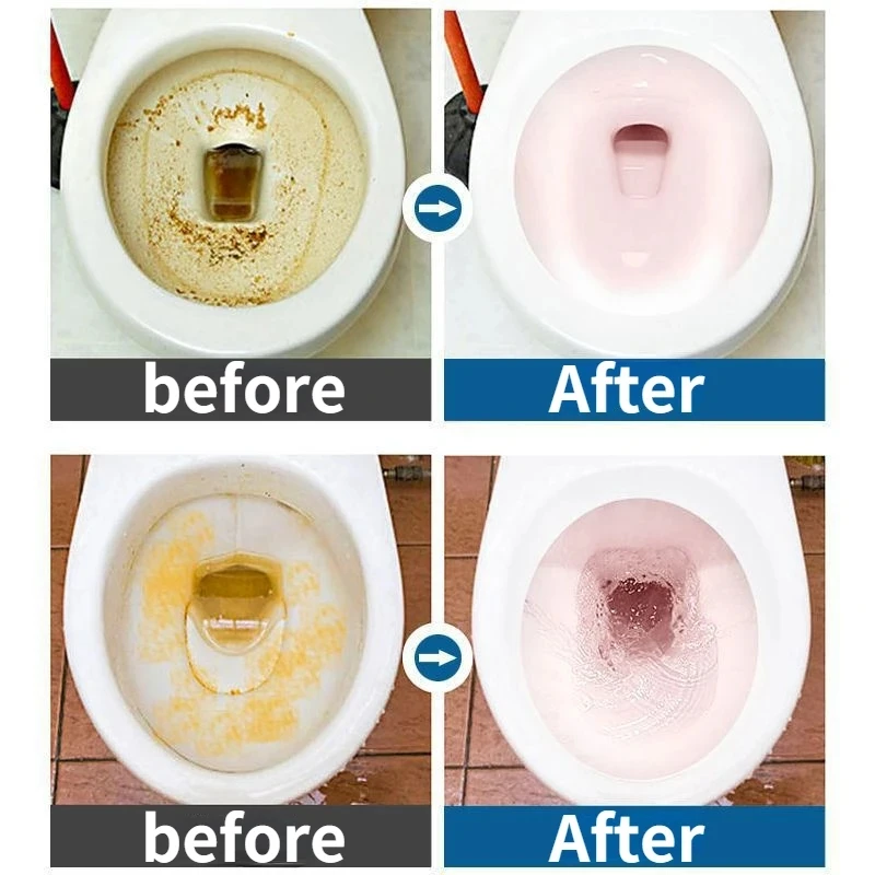 6 Kos Wc Pribor Toilet Bowl Čistilo Šumeče Tablete za Wc Čistilo Rumena Odstranjevalec Umazanije Madeže Deodorant