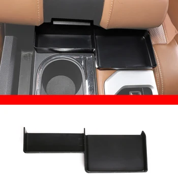 Za Toyota Tundra Pickup 2014-21 Avto Armrest Polje Spredaj Škatla za Shranjevanje Kovancev Sim Tipka za Shranjevanje ABS Black Shranjevanje Pribor LHD 1 Kos