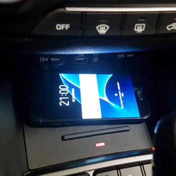 15W avto QI brezžični polnilnik telefona polnilnik hitro polnjenje tablice držalo za telefon za Hyundai Creta IX25 Cantus 2017 2018 2019 2020