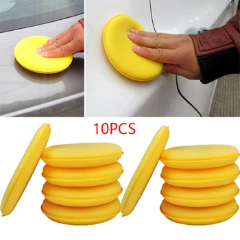 1/5/10PCS visoko gostoto pene aplikator pad sušenje in loščenje goba avto podrobnosti voskanje goba orodje