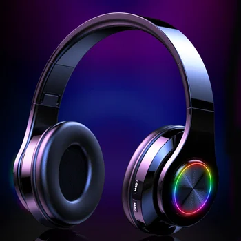 Slušalke Bluetooth Brezžične Slušalke Zložljive Hi-fi Stereo Slušalke Z Mikrofonom Podporo SD FM Za Xiaomi Iphone Sumsamg Telefon