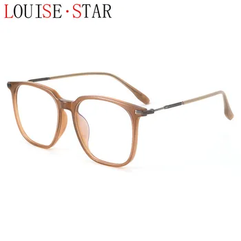 Novi retro polje minimalističen eyeglass okvir TR90 dekorativni ogledalo anti modra svetloba očal okvir recept očala za kratkovidnost branje