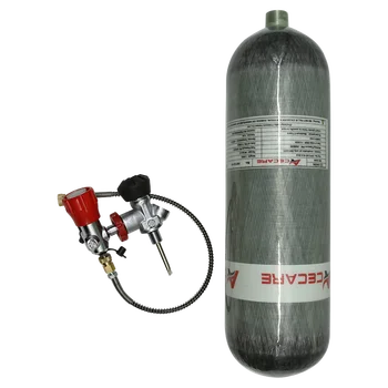 Acecare 300Bar 4500Psi za 6,8 L Ogljikovih Vlaken Valj Visokim pritiskom Zraka Tank Ventil in Arhiviranje Postaja Za Potapljanje Požarne Varnosti