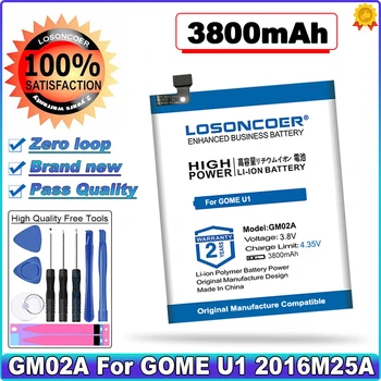LOSONCOER GM02A 3800mAh Baterija Za GOME U1 2016M25A