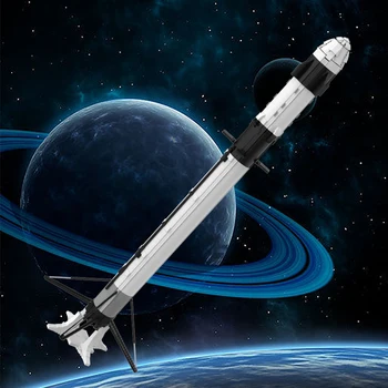 Gobricks 3024PCS SpaceX Posadka 4 vesoljsko plovilo Dragon Falcon Devet vesoljsko Ladjo gradniki Zbrati Raketa Za Otrok Darilo za Rojstni dan