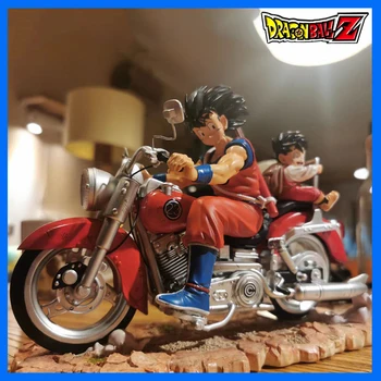 15 cm Anime Dragon Ball Dejanje Slika Gk Motocikel Sina Sin Zečić Oče In Sin Slika Pvc Zbirka Model Igrače Otroci Darila