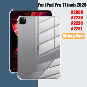 Ohišje Za iPad Apple Pro 11 inch 2020 Prozorno Ohišje za iPad 11 2. Gen Slim Shockproof Cover za iPad A2068 A2230 A2228 Funda