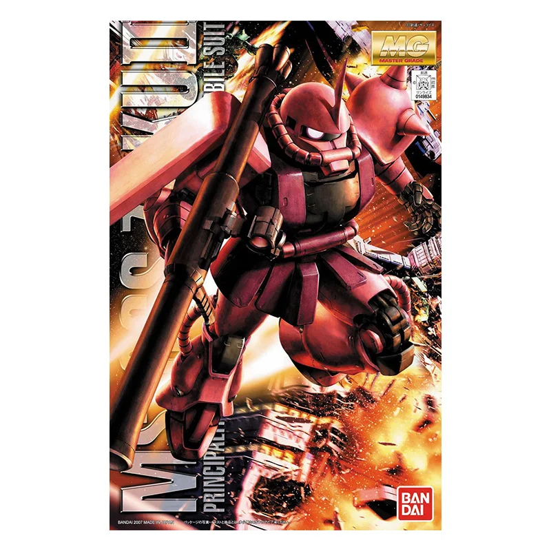 Bandai GUNDAM MG 1/100 MS-06S-CA Char je Zaku VER.2.0 Modela Xiaya Posebno Strojno Kit Anime Ukrepi Borec Slika