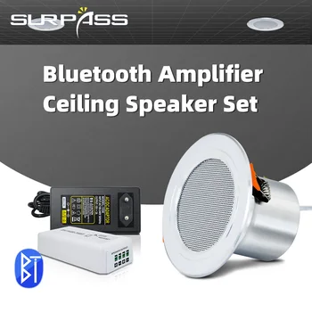 Mini Bluetooth Audio Ojačevalnik Celoten Obseg Stropni Zvočnik Doma Glasbe v Ozadju Zvok Sistem TWS Ojačevalnik Set Zvočnikov za Hišo