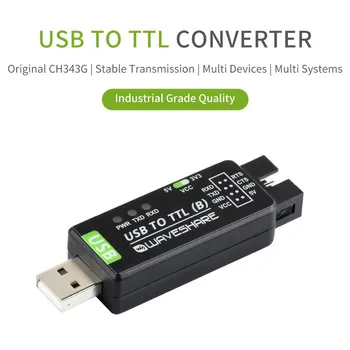 Industrijska USB NA TTL Pretvornik, Prvotno CH343G Krovu, Več Zaščite & Sistemi za Podporo