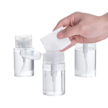 5pcs 150 ml 200 ml 300 ml Pregleden Pritisnite Na Plastični Toner Ličila Remover Odstranjevalec laka za Steklenico