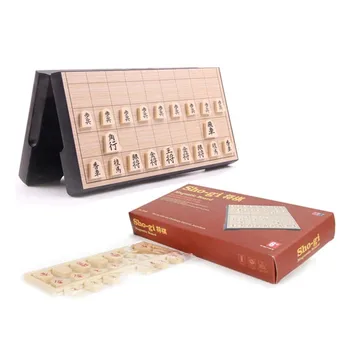 Japonska Shogi Tabela namizna Igra, 25*25*2 cm Šahovsko Igro, Magnetni Zložljive Šahovnici Sho-gi Inteligence Igra kot Darilo Igrača